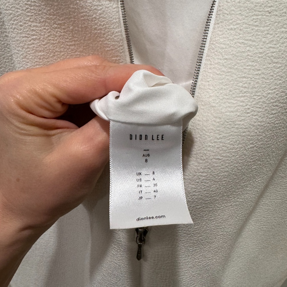 Dion Lee crepe strapless pleated dress size 4 - Picture 13 of 13
